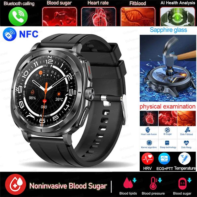 Smartwatch KAVSUMI Galaxy Watch 7 cu Măsurători Sănătate - Venduqo