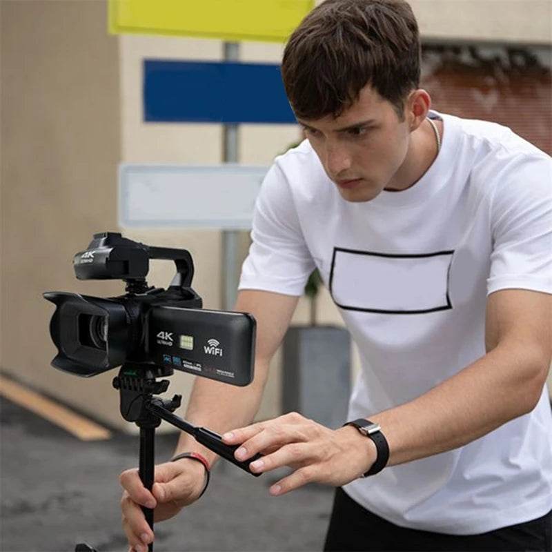 Cameră Video 4K 64MP cu Ecran Tactil de 4 Inch - Venduqo
