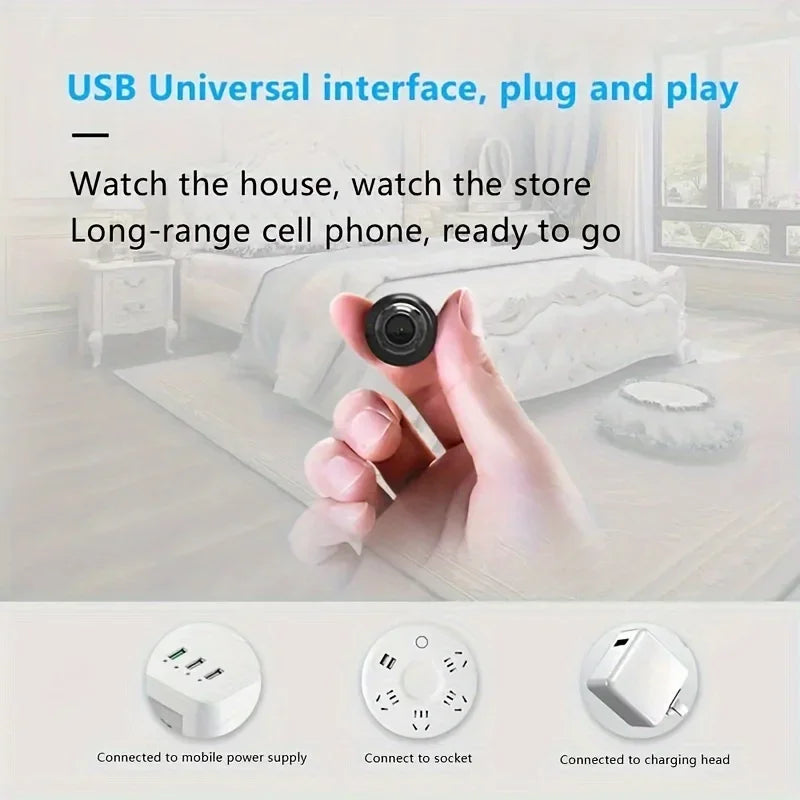 Cameră de Supraveghere Smart WiFi Mini CCTV 1080P