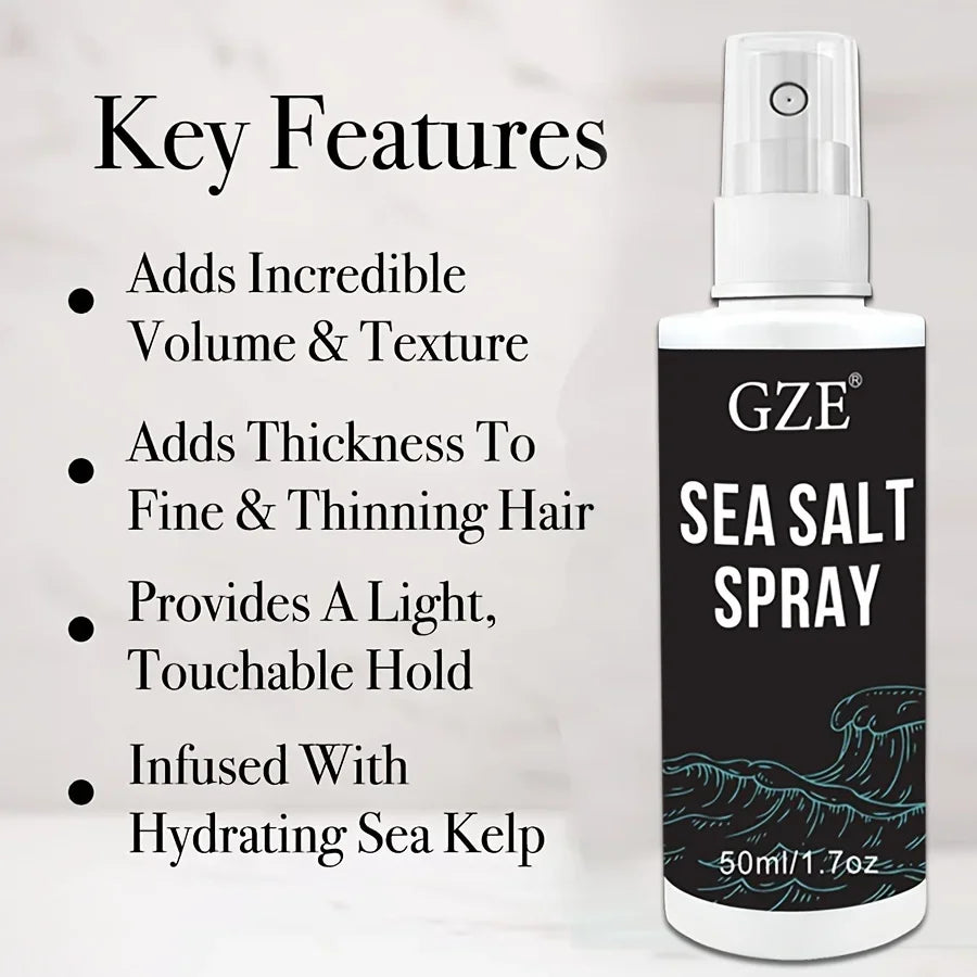 GZE Spray de Sare de Mare Natural pentru Păr - Volum și Textură