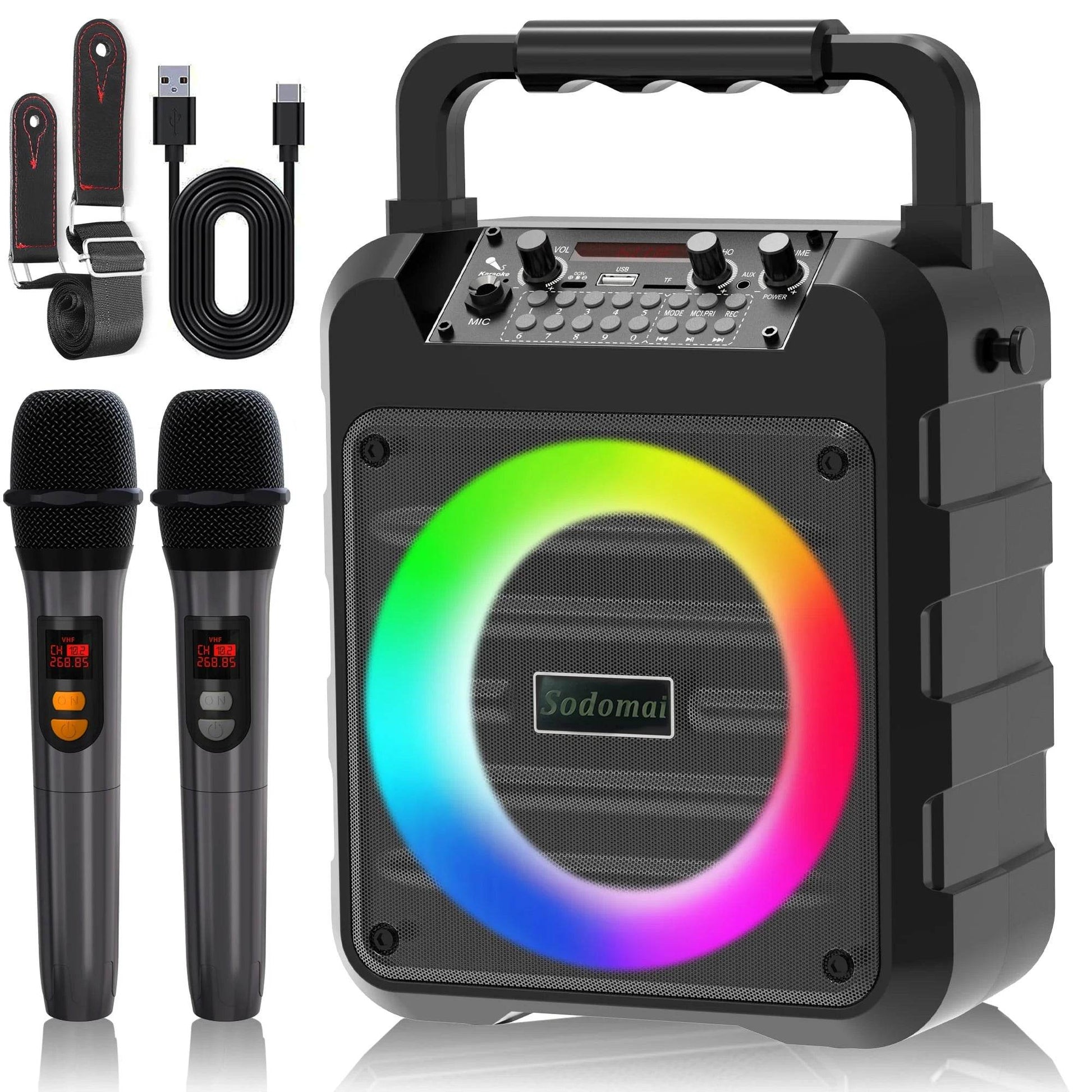 Mașină de Karaoke Bluetooth pentru Adulți și Copii - Venduqo