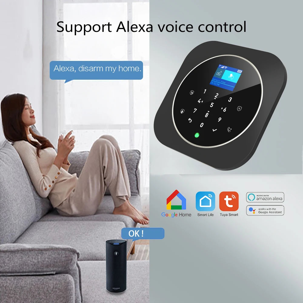 Sistem de Alarma WiFi eMastiff Smart - Control prin Aplicație & Activare Vocală