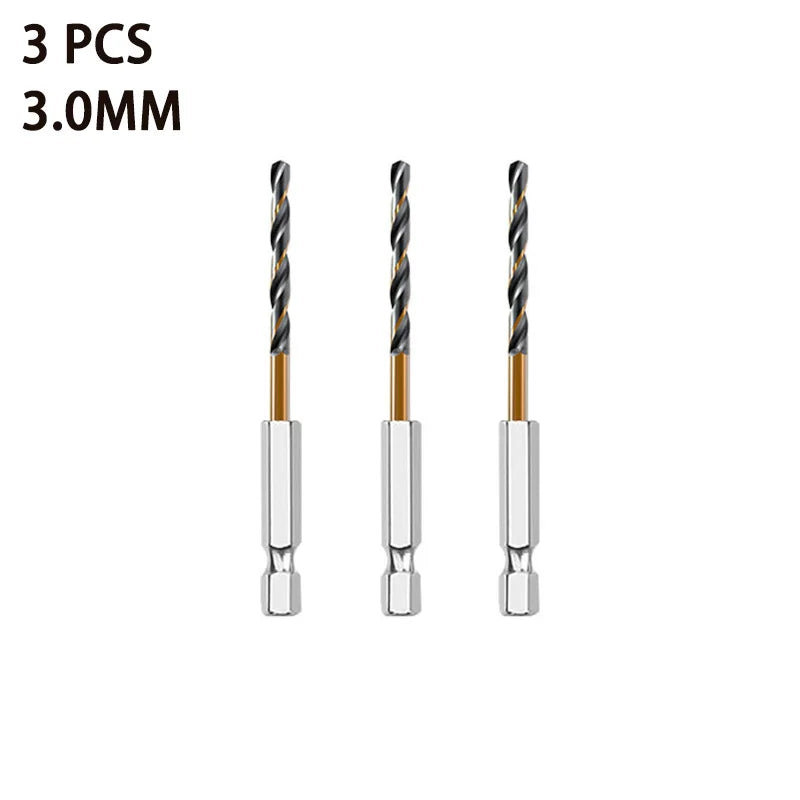 Set de Burghie Hex Shank Twist 3/7/13PCS pentru Lemn și Metal