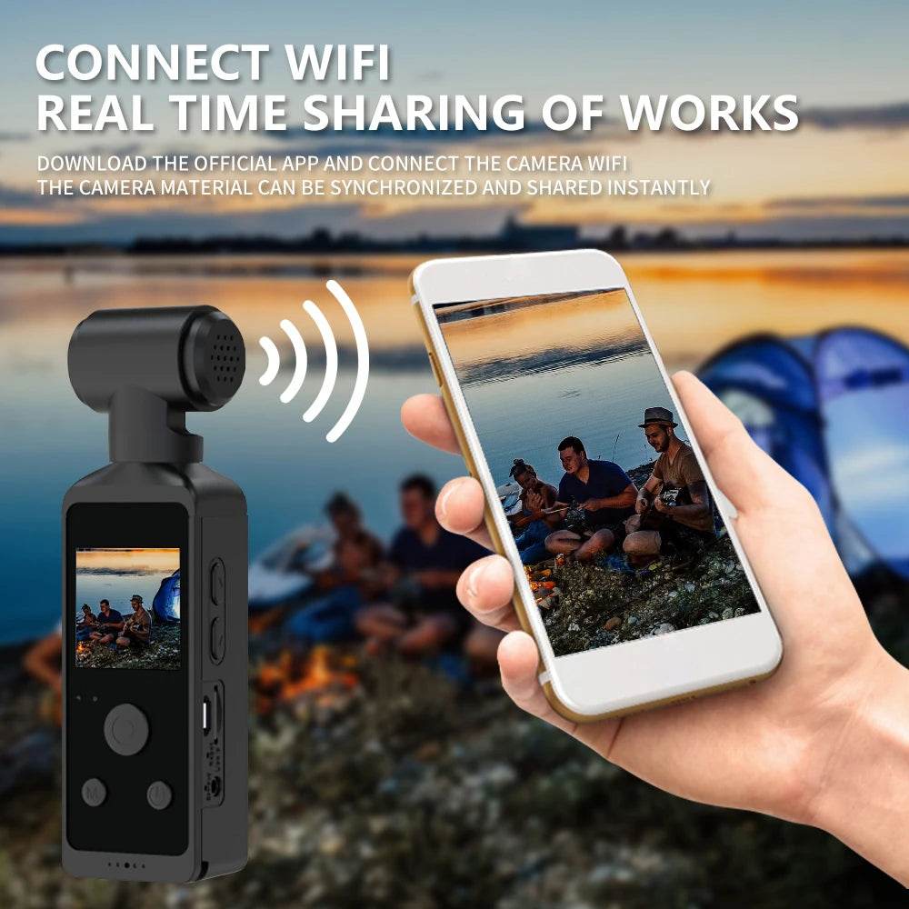 Cameră Mini HD 1080P 4K WiFi Rotativă 270° cu Carcasă Waterproof - Venduqo