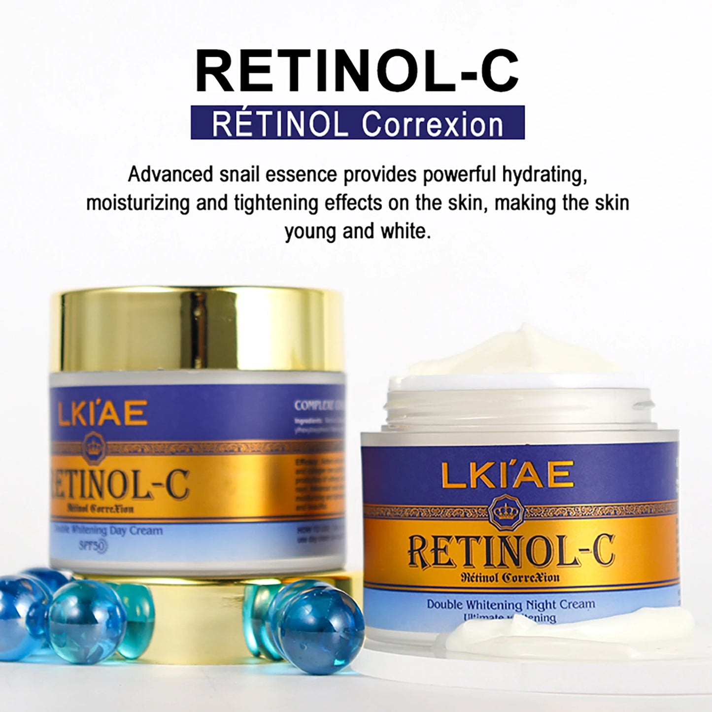 Crema Anti-Aging SPF 50 pentru Fata Ailke cu Snail și Retinol