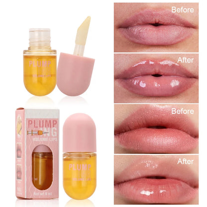 Ulei Plump Lip pentru Volum Instant - Colagen pentru Buze