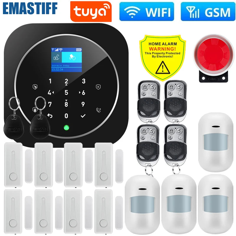 Sistem de Alarma WiFi eMastiff Smart - Control prin Aplicație & Activare Vocală