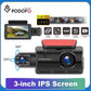 Podofo Camera Auto Dual Lens 3inch cu Noapte si Reversare - Venduqo