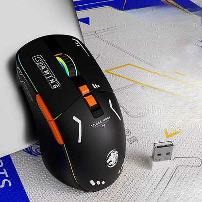 Mouse Wireless Bluetooth G308 pentru Gaming, Birou, Silentios - Venduqo