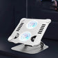Suport metalic pliabil pentru laptop cu ventilatoare de răcire - Venduqo