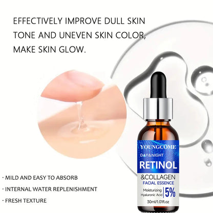 Set Serum și Cremă cu Retinol - Hidratează și Repară