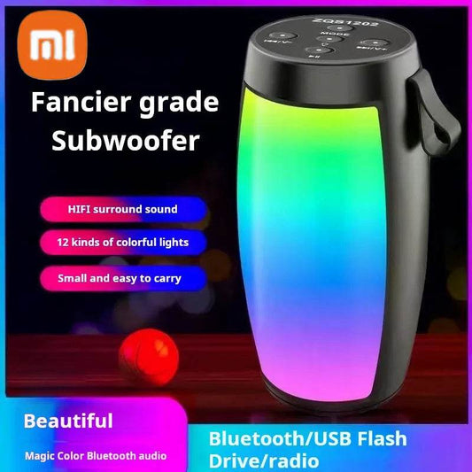 XIAOMI Box Portabil Bluetooth 360° cu Iluminare Colorată - Venduqo