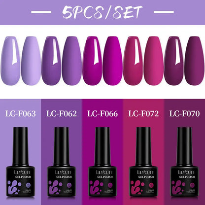 Set 4/5 Piese Oja Gel Roz Nude LILYCUTE 7ML