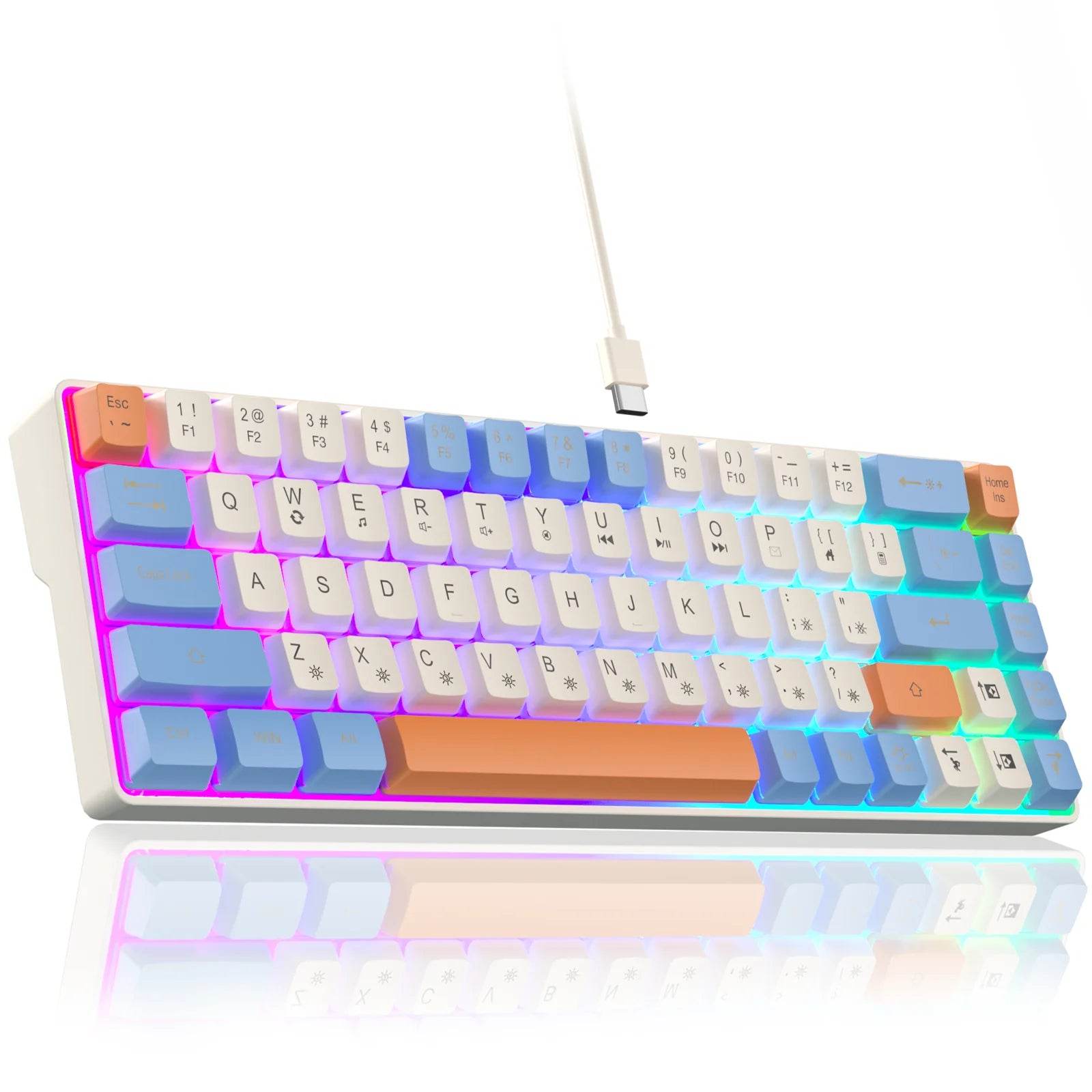 SOLAKAKA SK968 Tastatură Cablată cu Comutatoare Optice RGB - Venduqo