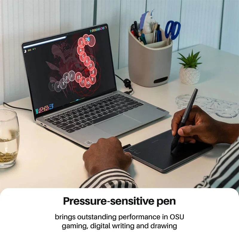 Tableta Grafică HUION H430P - Pen Tablet Fără Baterie - Venduqo