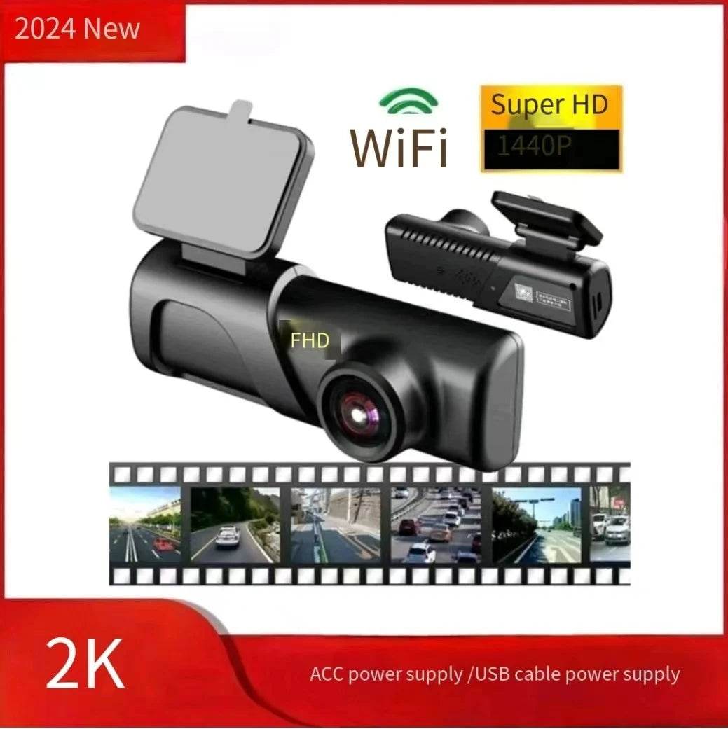 Camera DVR Auto 2K 1440P cu WiFi și Viziune Nocturnă - Venduqo
