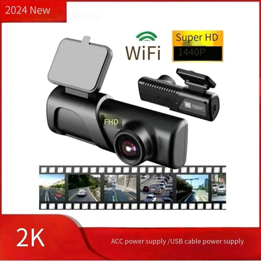 Camera DVR Auto 2K 1440P cu WiFi și Viziune Nocturnă - Venduqo