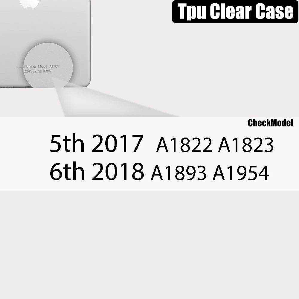 Carcasa Transparentă pentru iPad Pro 11, 12.9, 10.5, 9.7 cu Suport pentru Creion - Venduqo