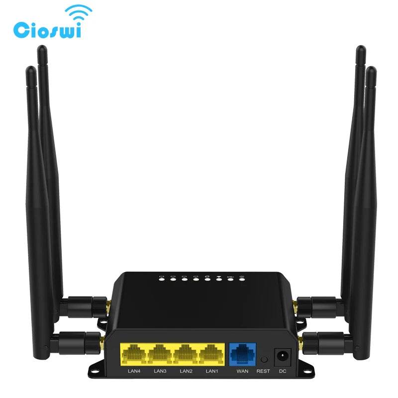 Router 4G Cioswi WE826 300Mbps cu Slot SIM și Modem NL678-E - Venduqo