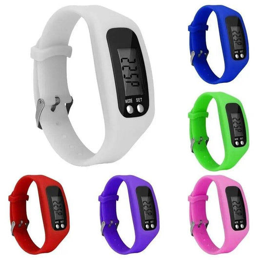 Silicone Digital Pedometer for Fitness Tracking