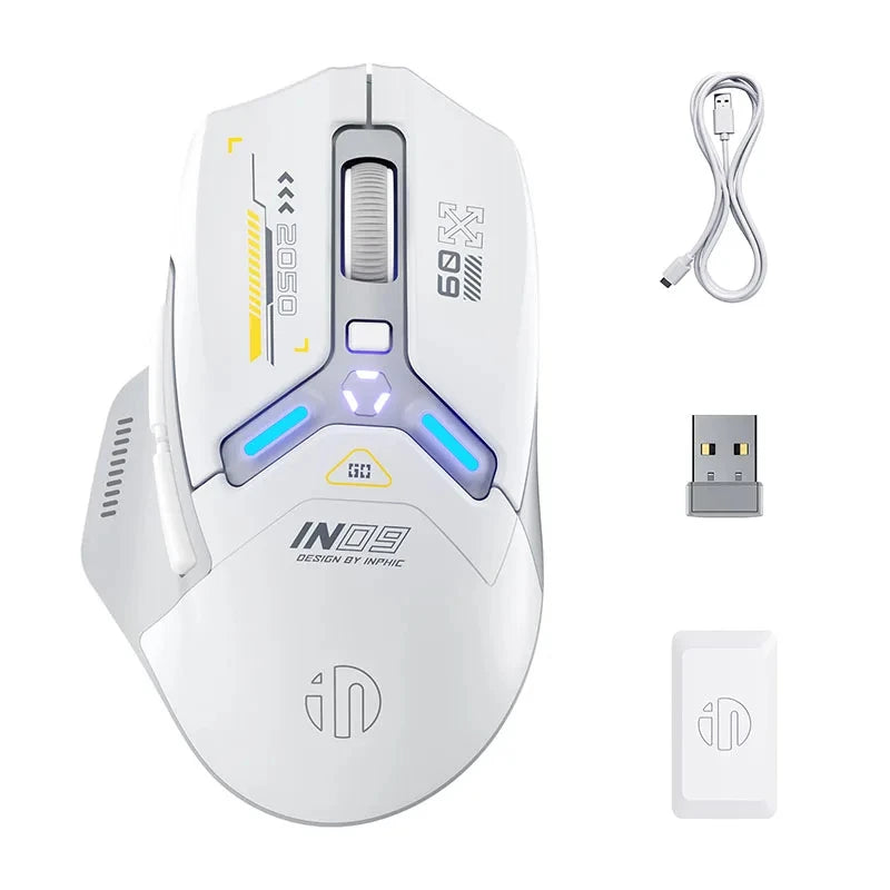 Mouse Wireless Gaming Inphic IN9 Ergonomic Bluetooth RGB