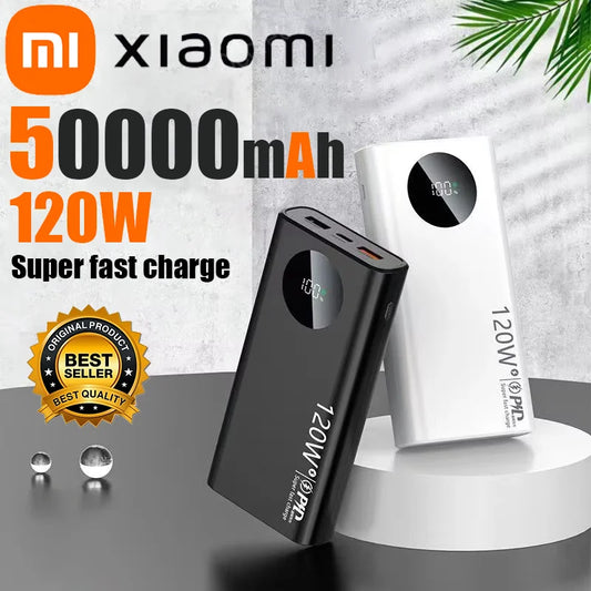 Xiaomi 120W 50000mAh Power Bank - Încărcare Rapidă