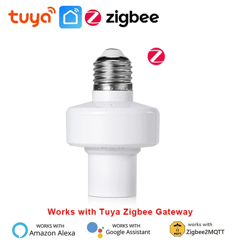 Adaptator Inteligent pentru Bec E27 Tuya WiFi/Zigbee