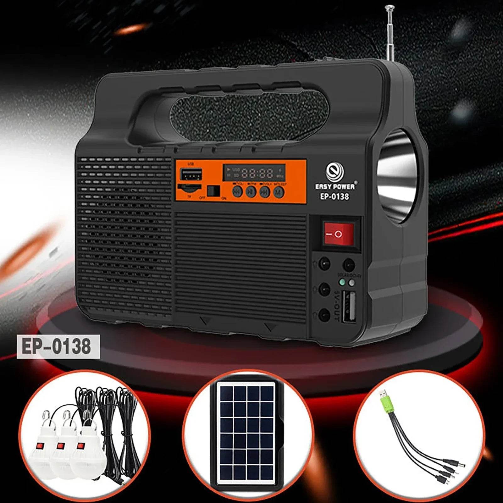Kit Generator Solar cu LED-uri pentru Energie de Urgență - Venduqo