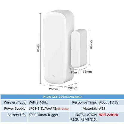 Senzor WiFi pentru Uși și Feronerie Smart Home