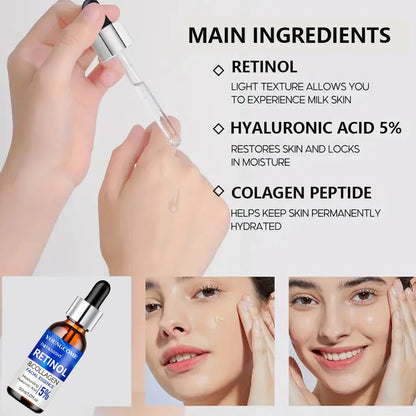 Set Serum și Cremă cu Retinol - Hidratează și Repară