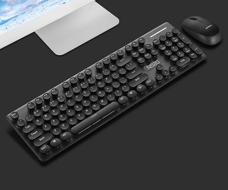 Set Tastatură și Mouse Wireless UTHAI N520 2.4G - Venduqo