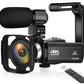 Cameră Video 4K Ultra HD 30MP cu WiFi și Ecran Tactil - Venduqo