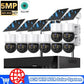 Sistem de Supraveghere WiFi NVR Solar 8CH 5MP cu Camere PTZ - Venduqo