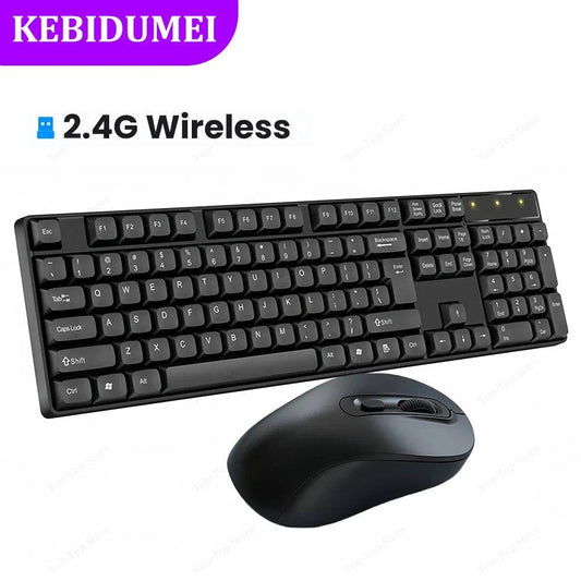 Set Tastatură și Mouse Wireless 2.4G, 104 Taste - Venduqo