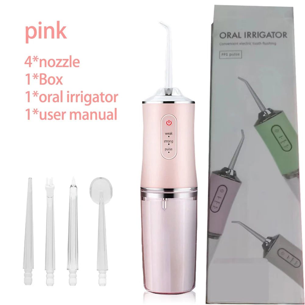 Irigator Oral Portabil USB Reîncărcabil 220ml - 3 Moduri