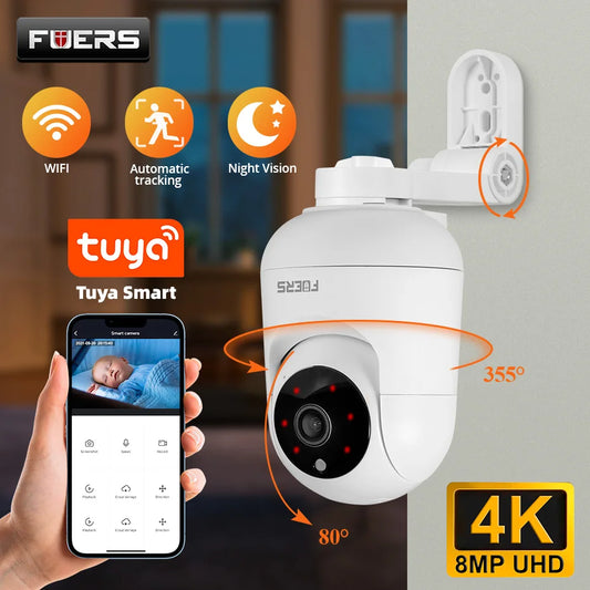 Camera Wireless FUERS 4K 8MP cu Urmărire Automată