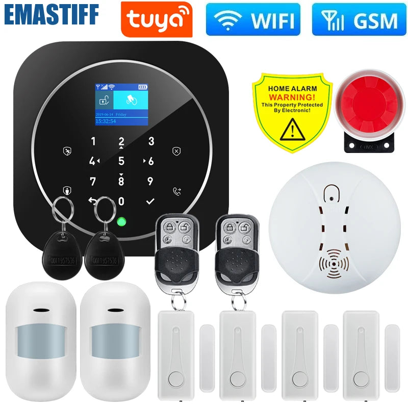 Sistem de Alarma WiFi eMastiff Smart - Control prin Aplicație & Activare Vocală