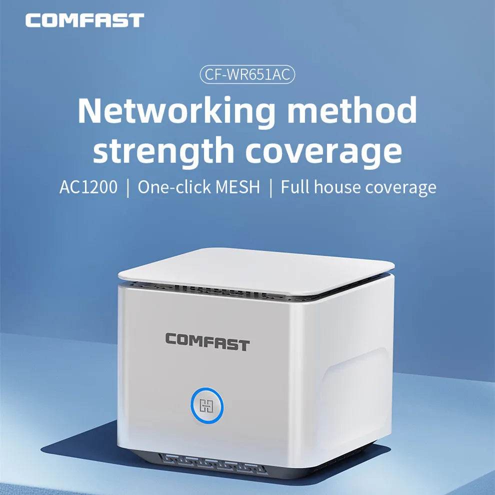 Router Mesh WiFi AC1200 cu 4 Antene 5dBi - Venduqo