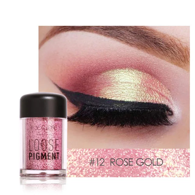 FOCALLURE Glitter Eyeshadow 18 Culori