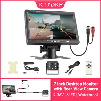 Cameră de Reversare KTYDKP cu Monitor de 7" pentru Camion