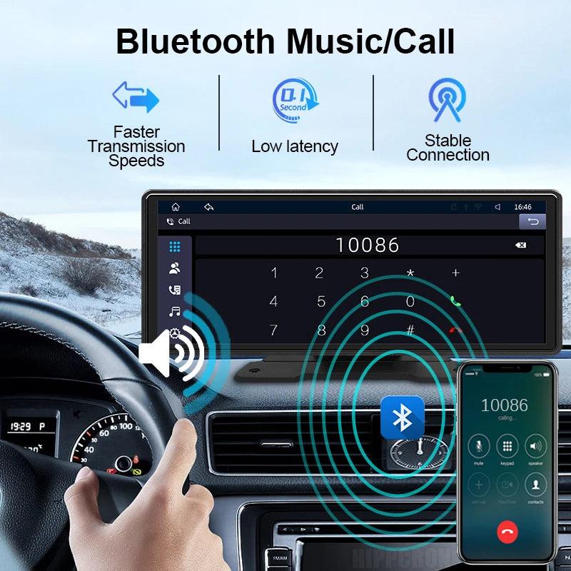 Display auto Bluetooth Aux USB multimedia player 10.26 inch