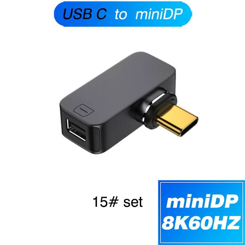 Adaptor Magnetic Type-C OTG Thunderbolt 4 - USB-A, HDMI, VGA, RJ45 - Venduqo