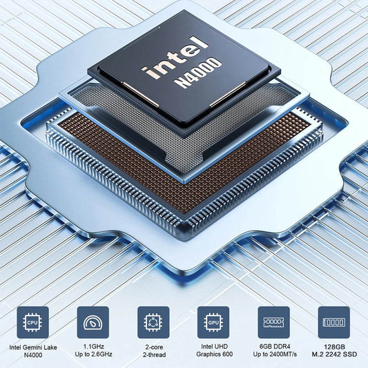 MLLSE Mini PC M2 Air - Intel N4000, 6GB RAM, 128GB ROM - Venduqo