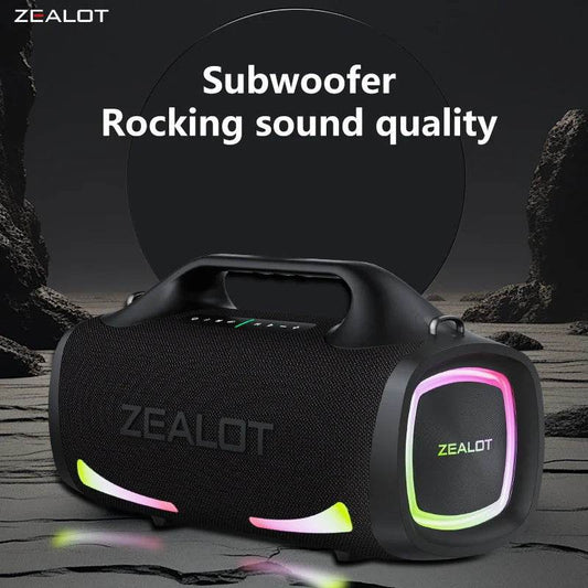 Boxă Wireless Portabilă Zealot S79 100W cu Subwoofer - Venduqo