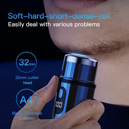 Mini Electric Shaver USB-C Reîncărcabil Waterproof