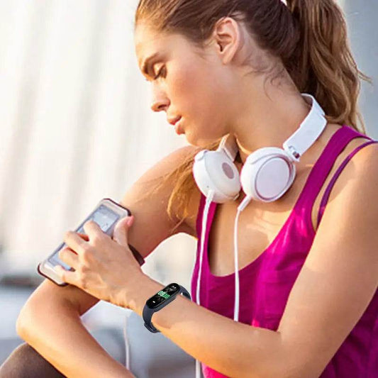 Brățară Inteligentă Waterproof Fitness Tracker Monitor Puls 0.96in - Venduqo