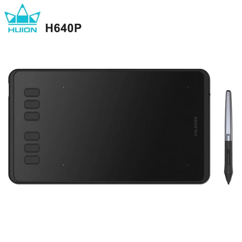 HUION H640P Tablet Grafic 6x4 inch cu Stilou Fără Baterie - Venduqo