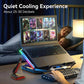 Pad de Răcire pentru Laptop de Gaming cu 8 Ventilatoare RGB - Venduqo