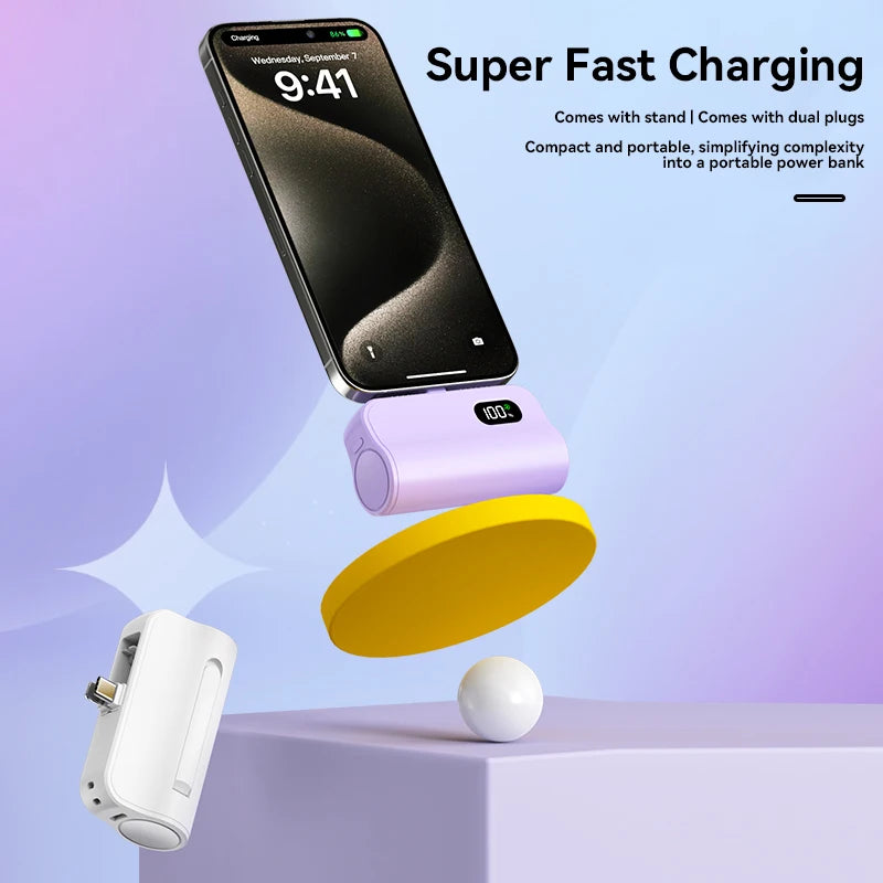 Xiaomi Mini Power Bank 5000mAh Capsule 20W Fast Charging