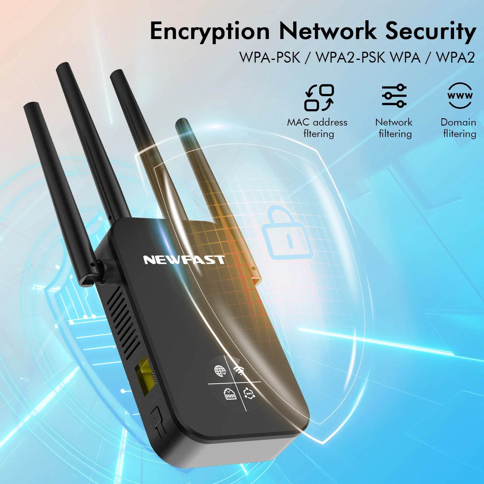 Repetitor WiFi 1200M cu OLED - Extensor Wireless 5GHz - Venduqo